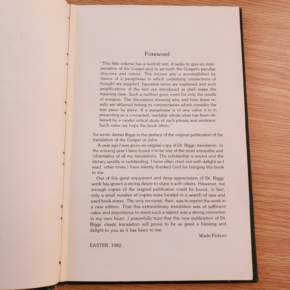 The Gospel of‎ John An explanatory translation by James Riggs limited edition - Picture 7 of 9